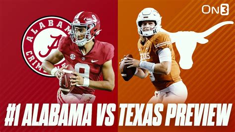 Texas Longhorns vs Alabama Crimson Tide Preview/Prediction | Nick Saban ...