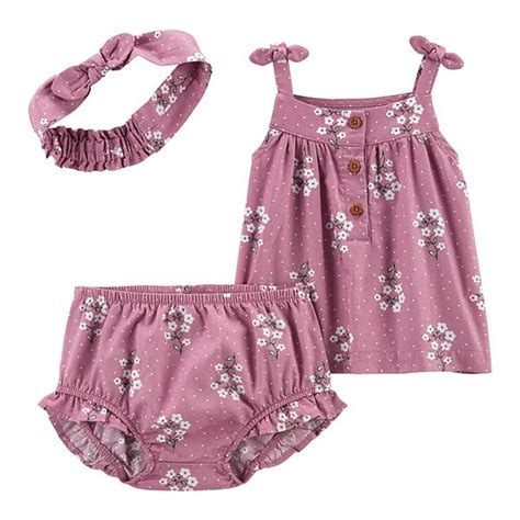 Baby Girl Carter's 3-Piece Floral Outfit Set