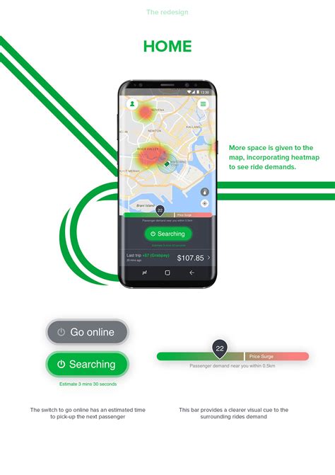 Grab Driver App Redesign :: Behance