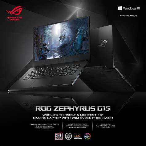 Asus ROG Zephyrus G15 on Behance