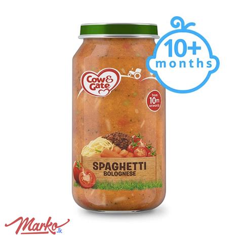 Cow & Gate Spaghetti Bolognese Baby Food Jar 10m+ 250g - Marko