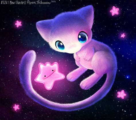 3241. Mew (Fan Art) by Cryptid-Creations on DeviantArt