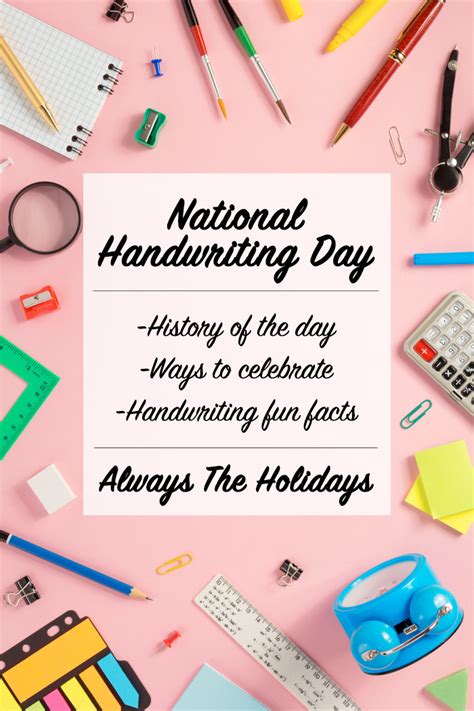 National Handwriting Day - Learn About the History and Art of Handwriting