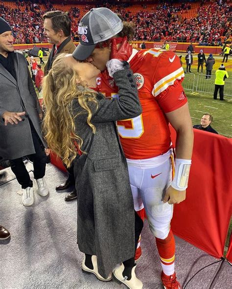 Brittany Mahomes on Instagram: "YOU DID IT BABE ️💛 #chiefskingdom" | Black man white girl ...