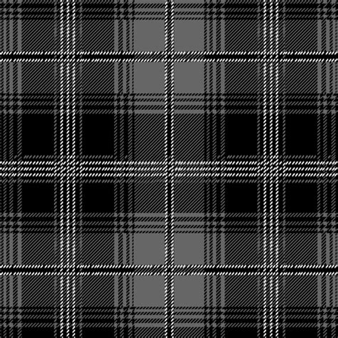 Tartan Plaid Black & Gray Fleece Fabric - Style 6092 - Free Shipping ...