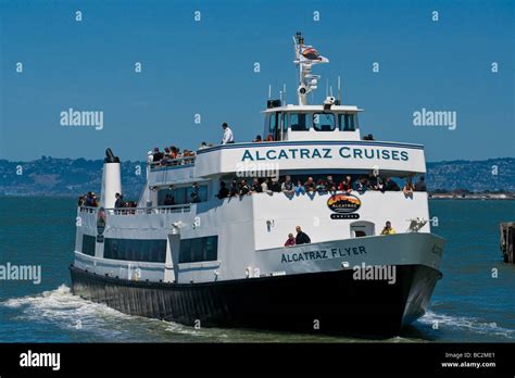 A tour boat departs the pier for Alcatraz Island Stock Photo, Royalty Free Image: 24646217 - Alamy