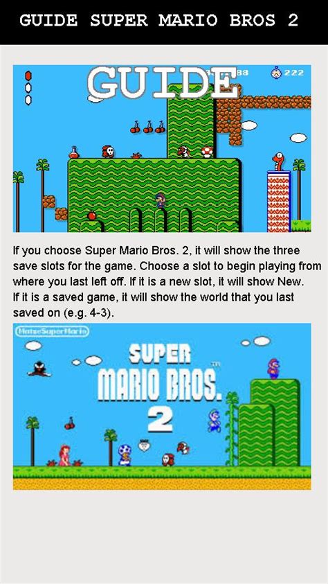 Super Mario Bros 2 Guide APK for Android Download