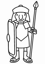 Roman Soldier Coloring Page At GetColoringscom  Free Printable sketch template