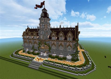 Minecraft Town Hall Medieval