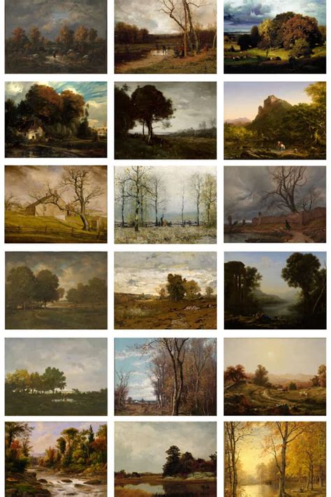 Free Vintage Fall Art - 26 Printable Landscape Paintings - Your Home ...