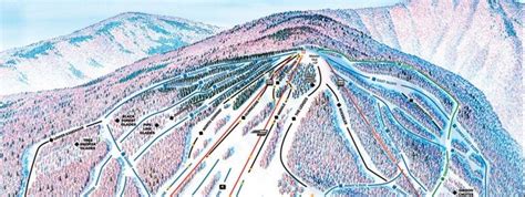 Cranmore Mountain Resort Trail Map • Piste Map • Panoramic Mountain Map