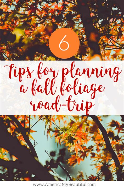 Planning a Fall Foliage Road Trip