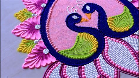 Top 999+ peacock rangoli designs images – Amazing Collection peacock rangoli designs images Full 4K