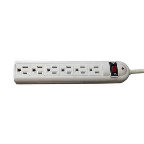 Shop Morris Products 6-Outlet Power Strip with Built-in Circuit Breaker ...