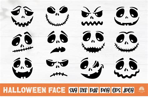 Pumpkin Faces Clip Art