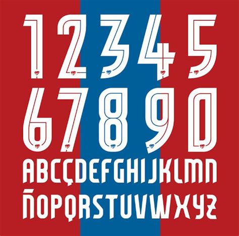 Awesome Levante 15-16 Kit Font By Jorge Lawerta | Football fonts, Sports fonts, Jersey font