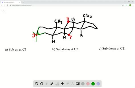 SOLVED: In the structure below, which substituents are axial? a) a,b, c and d b) a and d b,C, and