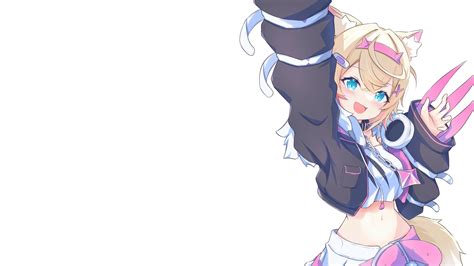 Download FUWAMOCO Mococo Abyssgard Hololive Anime Virtual Youtuber 4k Ultra HD Wallpaper by Karupa