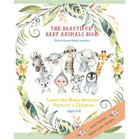 The Beautiful Baby Animals Book Picture Book Early Readers The Learn ...