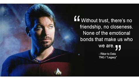 a man with a star trek uniform and quote