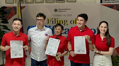 Vilma Santos, sons file COCs for Batangas posts in Eleksyon 2025 | GMA News Online