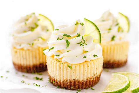 Mini Key Lime Cheesecakes | Foodtasia