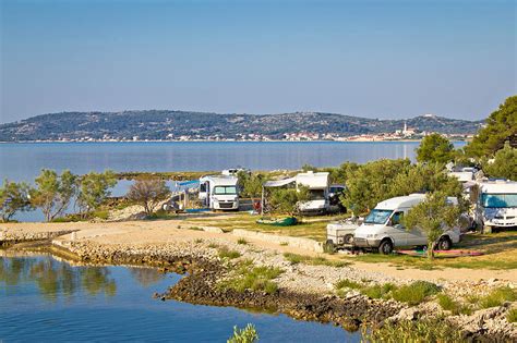 Camping by the sea in Croatia Photograph by Brch Photography - Fine Art America