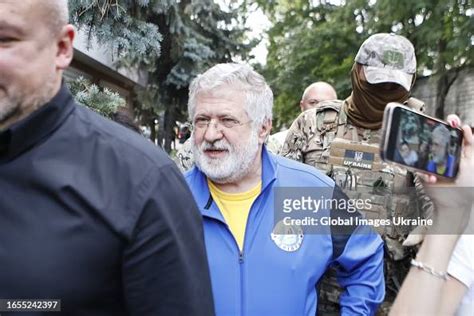 Ukrainian businessman Ihor Kolomoyskyi arrived for the court session ...