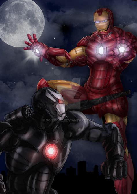 Iron man vs War Machine by sonicgo2 on DeviantArt