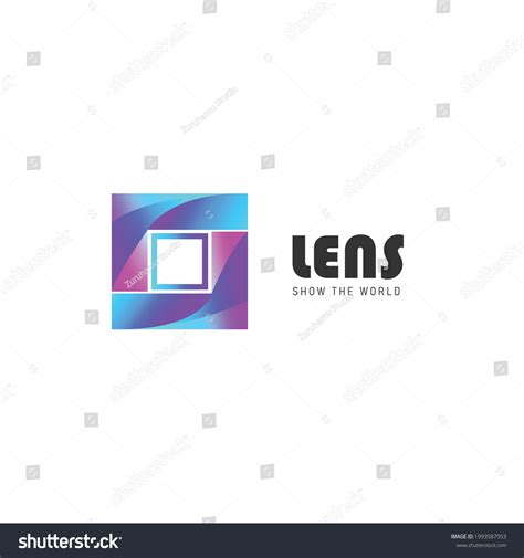 Lens Logo Vector Design Stock Vector (Royalty Free) 1993587953 | Shutterstock