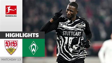 Guirassy - Who Else? | VfB Stuttgart - Bremen 2-0 | Highlights | Matchday 13 – Bundesliga 2023/ ...