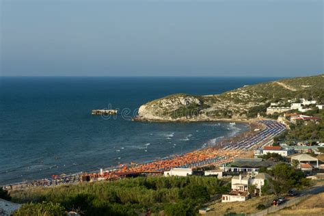 Peschici beaches, Italy stock photo. Image of panorama - 6337946