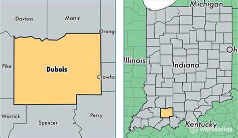 Dubois County, Indiana / Map of Dubois County, IN / Where is Dubois County?