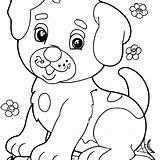 Page à Colorier De Beaux chiots · Creative Fabrica sketch template