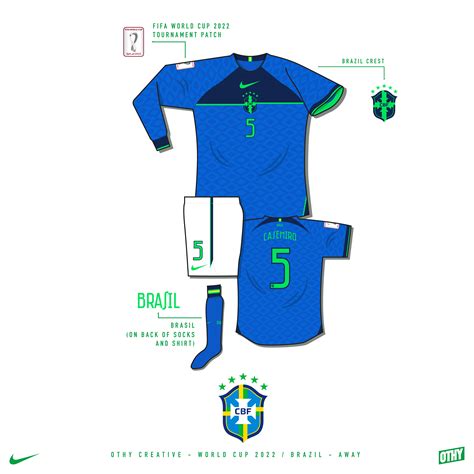 Brazil - World Cup 22 - Away kit