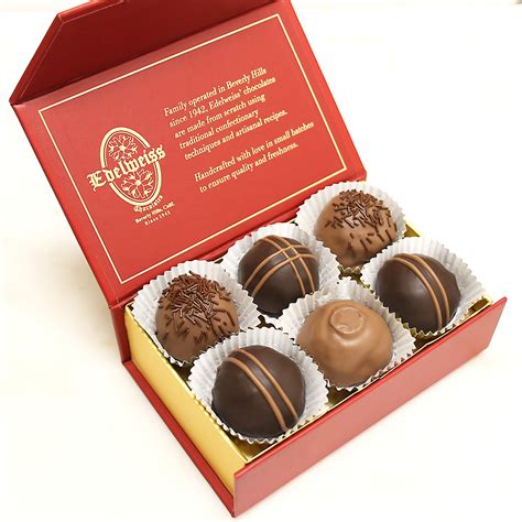 Dark Chocolate Liqueur Truffle Gift Box | Edelweiss Chocolates