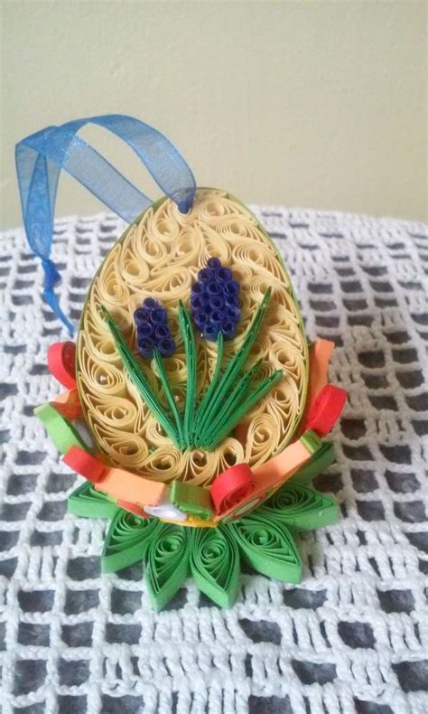 Easter quilled egg | Quilling patterns, Quilling, Paper quilling