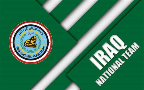 Download Iraq National Football Team Logo Wallpaper | Wallpapers.com