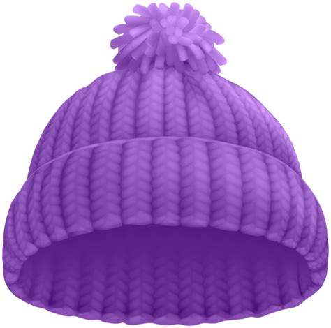 Purple Winter Hat PNG Clip Art Image | Clip art, Free digital ...