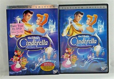 Disney Cinderella (DVD, 2005, 2-Disc Set, Special Edition - Platinum ...