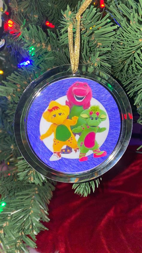 Barney Inspired Personalized Ornament Christmas Ornament - Etsy