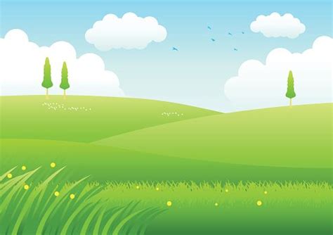 Cartoon Illustration Of Meadows Stock Clipart | Royalty-Free | FreeImages