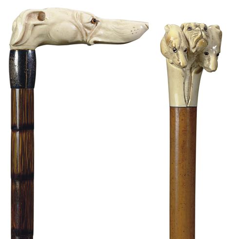 TWO VICTORIAN IVORY CANES , ONE LATE 19TH CENTURY, THE OTHER CIRCA 1904 | Christie's