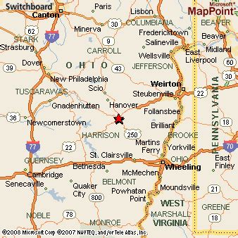 Cadiz, Ohio Area Map & More