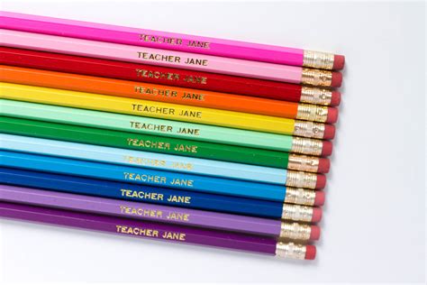 Personalized Pencils For Teachers | Custom Order