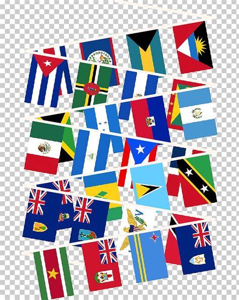 Caribbean National Flag Panama Gallery Of Sovereign State Flags PNG ...