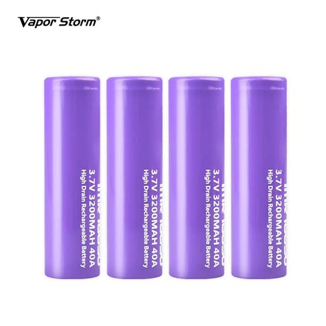 Authentic E Cigarette Box Mod 18650 Battery 3200mah 3.7V 40A Vape Battery Cell Rechargeable High ...