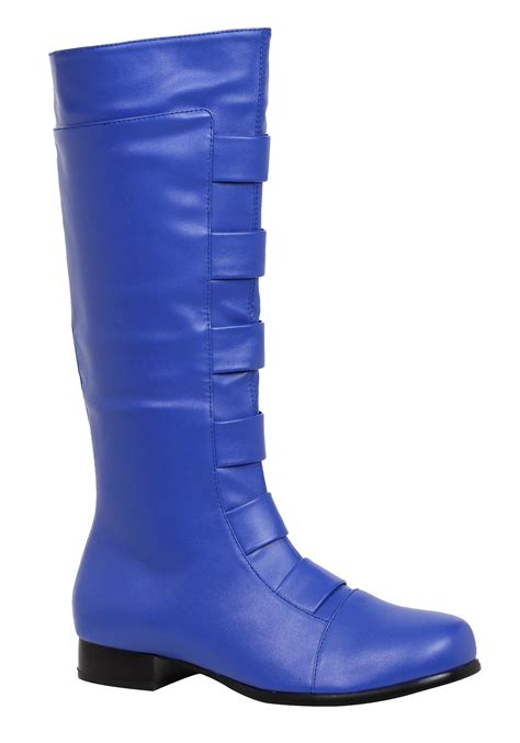 Blue Superhero Adult Boots