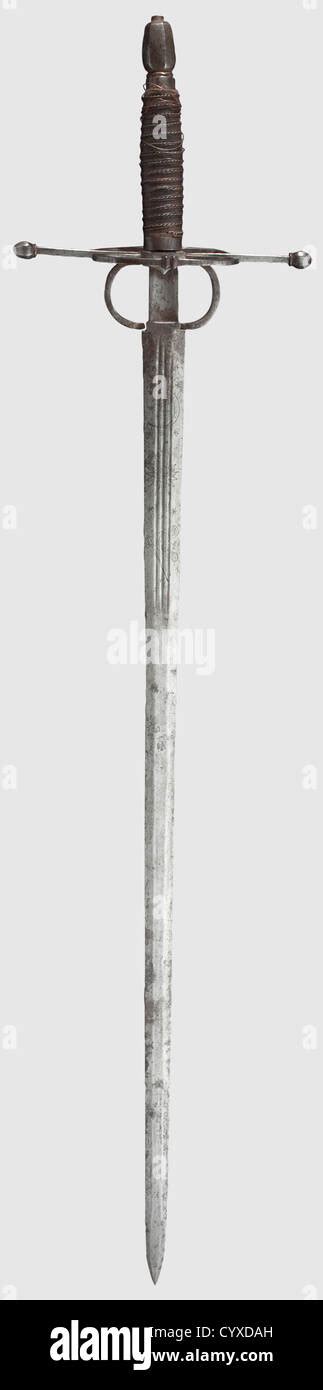 A cut & thrust sword, in the style of circa 1550, composed of old Stock Photo: 51597689 - Alamy