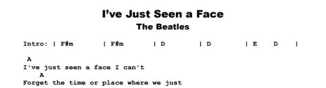 The Beatles - I’ve Just Seen a Face | Guitar Lesson, Tab & Chords | JGB